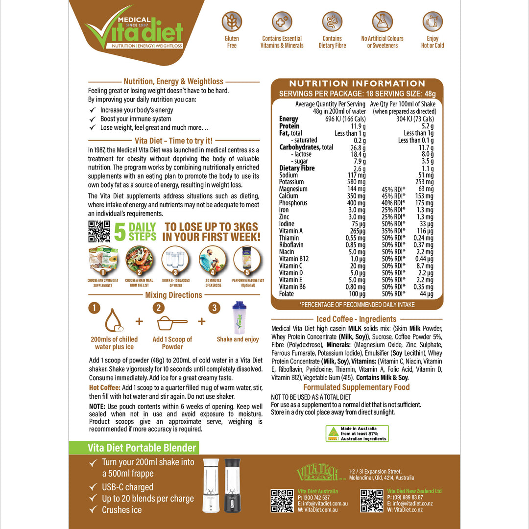 Iced Coffee Shake 18 Serve Pouch