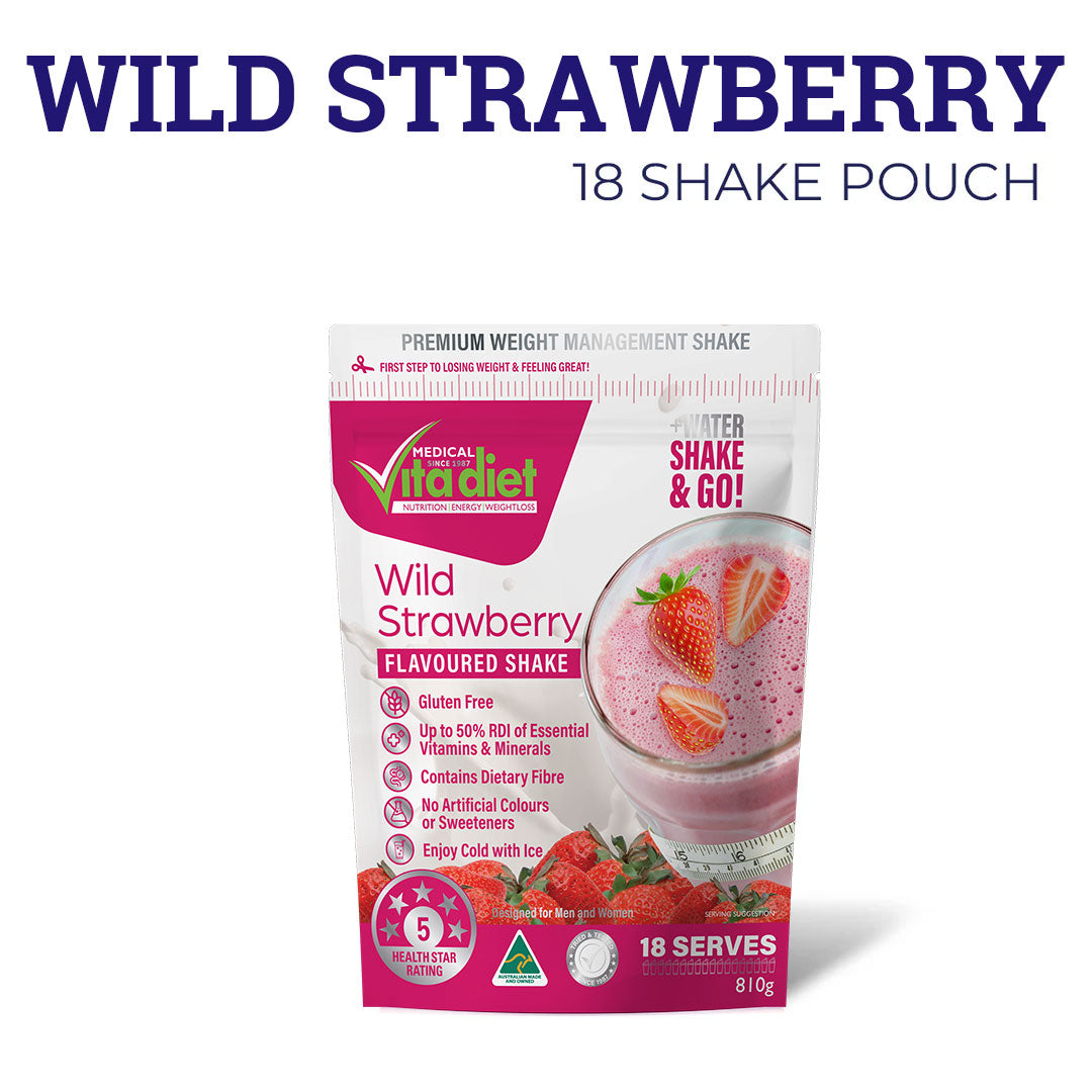 Wild Strawberry Shake 18 Serve Pouch