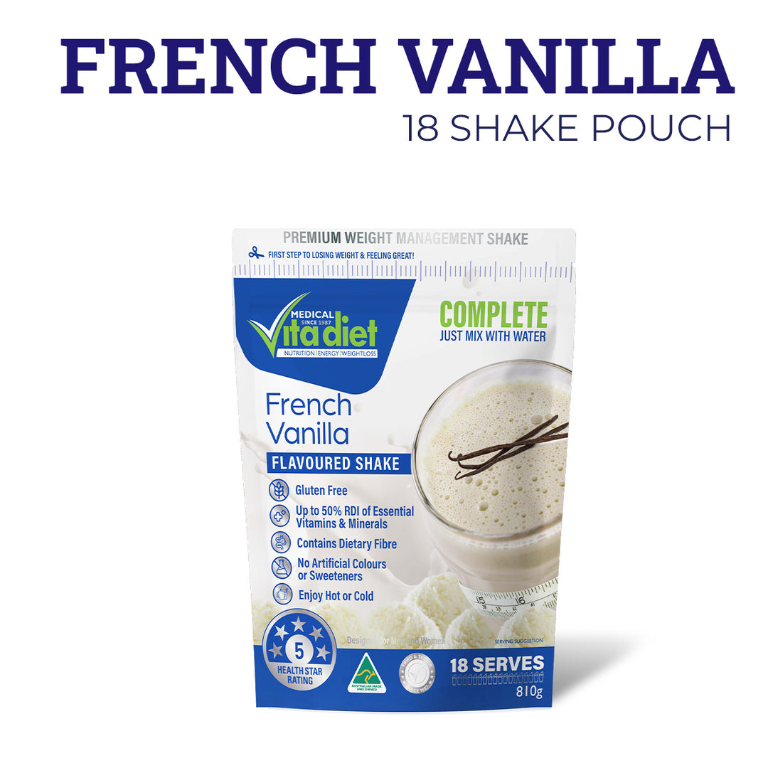 French Vanilla Shake 18 Serve Pouch